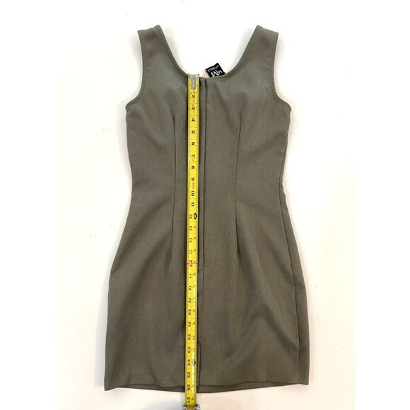 MY MICHELLE Green Strapless Mini Dress Size 3/4 Bodycon Tube Dress Made Mexico - Picture 6 of 6